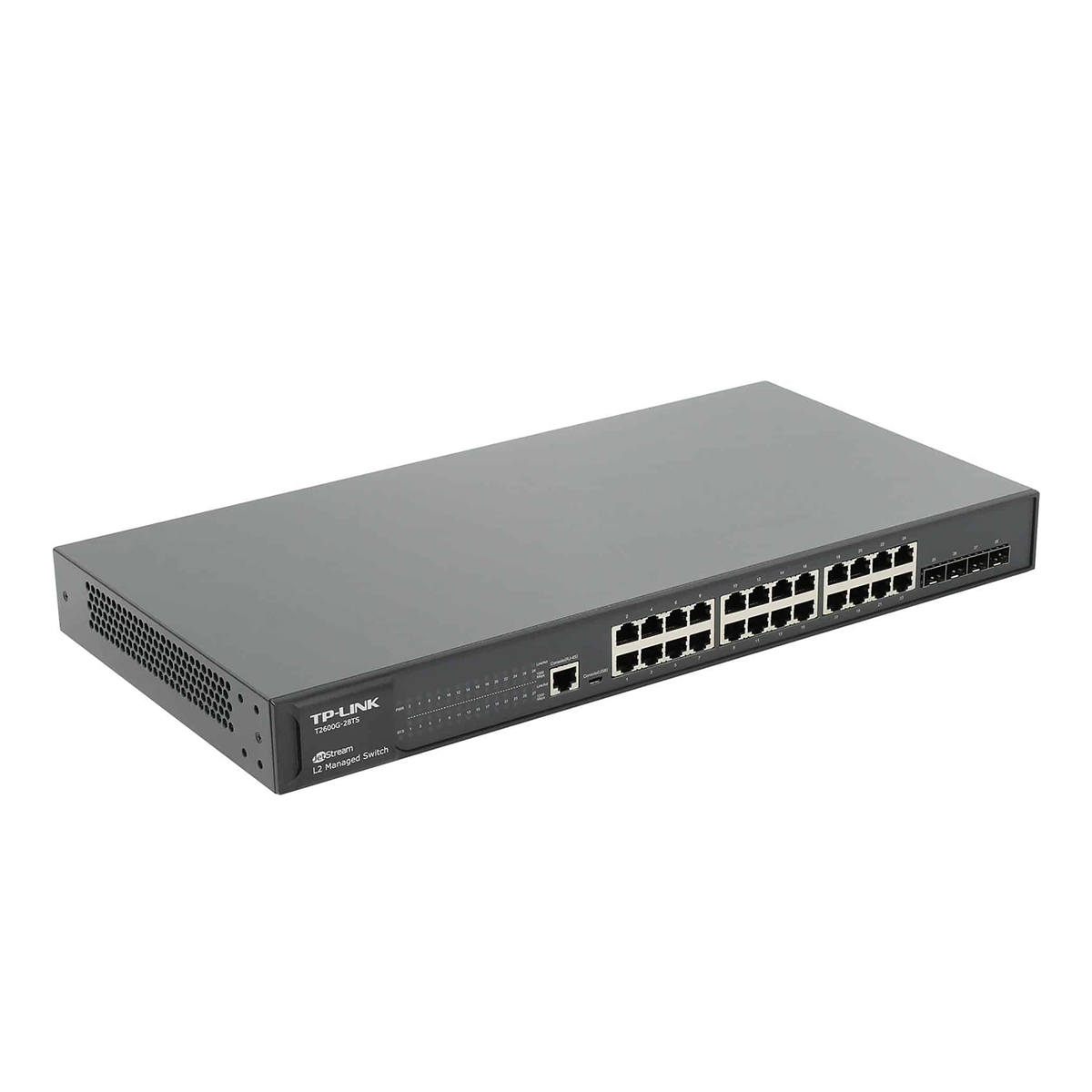 سوئیچ شبکه مدیریتی 16 پورت + 2 پورت SFP تی پی لینک مدل T2600G-18TS-3